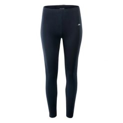 Damskie legginsy Martes Essentials Mimi. Czarne legginsy MARTES ESSENTIALS, bez wzorów, z bawełny, eleganckie. Za 62.87 zł.