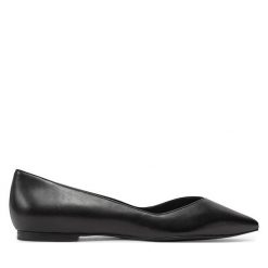 Baleriny Hugo. Czarne baleriny Hugo, bez wzorów, bez obcasa, bez zapięcia. Za 839.99 zł.