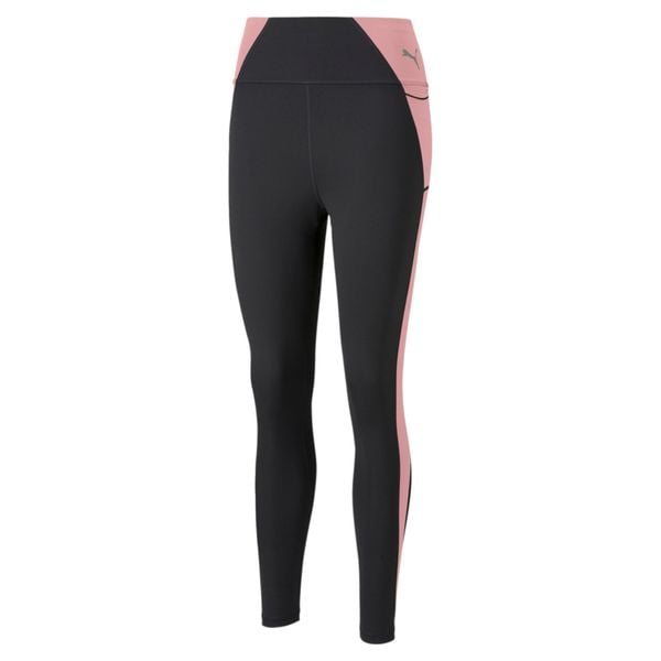 Legginsy treningowe damskie Puma Evostripe High Waist 7/8. Czarne legginsy Puma, bez wzorów, sportowe. Za 126.00 zł.