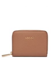 Liu Jo Portfel S Zip Around AA5169 E0087 Brązowy. Brązowe portfele Liu Jo, bez wzorów, ze skóry. Za 159.99 zł.