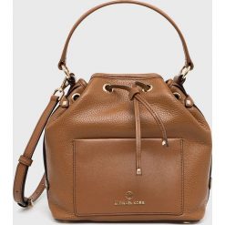 MICHAEL Michael Kors torebka skórzana kolor brązowy. Brązowe torebki klasyczne MICHAEL Michael Kors, bez wzorów, na ramię, bez dodatków. W wyprzedaży za 1,056.93 zł.