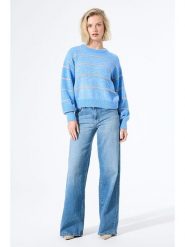 Garcia Sweter w kolorze błękitnym rozmiar: XL. Niebieskie swetry Garcia, xl, bez wzorów, ze splotem, bez ramiączek. Za 166.10 zł.