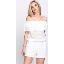 Biały Kombinezon Sherbet. Kombinezony marki Born2be. Za 54.99 zł.