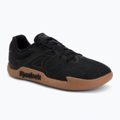 Buty treningowe Reebok Nano Zero. Czarne buty treningowe Reebok, bez wzorów, z gumy, bez zapięcia, na fitness i siłownię. Za 399.99 zł.