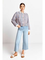 Rich & Royal Bluza w kolorze niebiesko-pomarańczowym rozmiar: XL. Niebieskie bluzy Rich & Royal, xl, bez wzorów, bez ramiączek, bez kaptura. Za 220.12 zł.