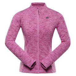Bluza damska turystyczna szybkoschnąca Alpine Pro Golla 2. Czerwone bluzy Alpine Pro, bez wzorów, bez ramiączek, bez kaptura. W wyprzedaży za 299.00 zł.