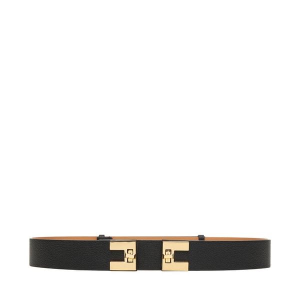 Pasek Damski Elisabetta Franchi. Czarne paski Elisabetta Franchi, bez wzorów. Za 869.99 zł.