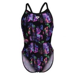 Damski kostium kąpielowy 1-częściowy Arena Xcro. Czerwone stroje jednoczęściowe Arena, bez wzorów, sportowe. Za 301.00 zł.