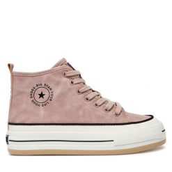 Trampki Big Star Shoes. Czerwone trampki BIG STAR SHOES, bez wzorów, retro, bez zapięcia. Za 169.99 zł.