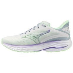 Buty do biegania damskie Mizuno Wave Ultima 16. Zielone buty do biegania Mizuno, bez wzorów, bez zapięcia, do biegania, mizuno wave. Za 409.99 zł.