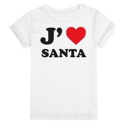 Christmas T-Shirt T-Shirt Damski I Love Santa Xl Biały. T-shirty marki Christmas T-Shirt. W wyprzedaży za 33.00 zł.