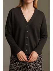 Cotton Candy Kardigan w kolorze czarnym rozmiar: XL. Czarne swetry Cotton Candy, xl, bez wzorów, bez ramiączek. Za 104.39 zł.