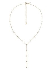 U.S. Polo Assn. Pozłacany naszyjnik z elementami ozdobnymi - dł. 43 cm rozmiar: onesize. Żółte naszyjniki U.S. Polo Assn., z materiału, z kryształem, metalowe. Za 86.99 zł.