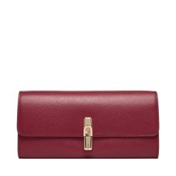 Portfel Furla. Czerwone portfele Furla, bez wzorów. Za 849.99 zł.