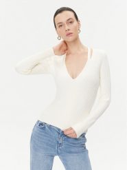 Guess Sweter W3BR30 Z2V42 Écru Regular Fit. Swetry Guess, m, z aplikacjami, z syntetyku, bez ramiączek. Za 569.99 zł.