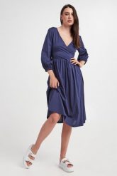 Sukienka kopertowa Garbo WEEKEND MAX MARA. Sukienki Weekend Max Mara, xs, bez wzorów, bez kołnierzyka, bez ramiączek, kopertowe. W wyprzedaży za 553.84 zł.