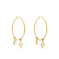 Kolczyki Elisabetta Franchi. Żółte kolczyki Elisabetta Franchi, złote. Za 689.99 zł.