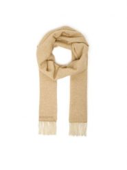 Patrizia Pepe Szalik 2F0124/8A681-B866 Beżowy. Brązowe szaliki i kominy Patrizia Pepe, bez wzorów, z materiału. Za 829.99 zł.
