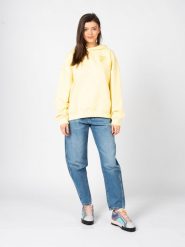 Bluza trekking damska Bakum. Żółte bluzy Fila, xs, bez wzorów, z bawełny, bez ramiączek, z kapturem. Za 303.00 zł.