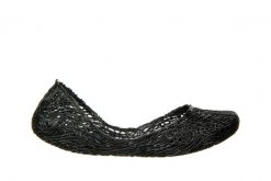 Baleriny Melissa Campana Flow Ad Black 010426, Czarny, Guma. Czarne baleriny Melissa, bez wzorów, z gumy, bez obcasa, bez zapięcia. W wyprzedaży za 229.00 zł.