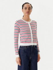 Tommy Jeans Kardigan Essential DW0DW20976 Kolorowy Regular Fit. Swetry Tommy Jeans, s, bez wzorów, z bawełny, bez ramiączek. Za 389.99 zł.
