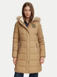 LAUREN RALPH LAUREN Kurtka puchowa 297P23455003 Brązowy Regular Fit. Brązowe kurtki Lauren Ralph Lauren, s, bez wzorów, z puchu, bez kaptura. Za 1,899.00 zł.