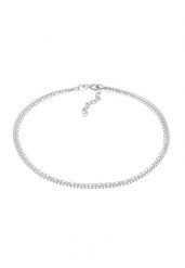 Elli Damska bransoletka na kostkę Basic Trend ze srebra próby 925 Sterling Silver Bransoletki na nogę 1 ct Damski. Szare bransoletki Elli, srebrne. Za 293.99 zł.