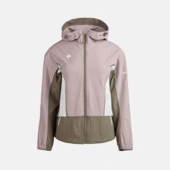 Lekka kurtka VENICE – regulowany kaptur, pas i kieszenie zapinane na zamek. Brązowe kurtki IZAS, m, bez wzorów, z nylonu, bez kaptura. Za 486.91 zł.