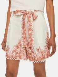 TWINSET Szorty materiałowe 241TT2403 Écru Loose Fit. Szorty Twinset, bez wzorów, ze lnu. Za 1,739.00 zł.