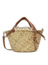 DeeZee Torebka BLSBAG01 Beżowy. Brązowe torebki klasyczne DeeZee, bez wzorów, z tworzywa sztucznego, bez dodatków. Za 139.99 zł.