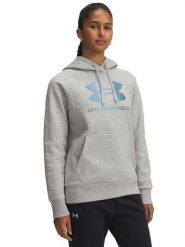 Under Armour Bluza polarowa w kolorze szarym rozmiar: L. Szare bluzy z kapturem Under Armour, l, bez wzorów, z polaru, bez kaptura. Za 183.59 zł.