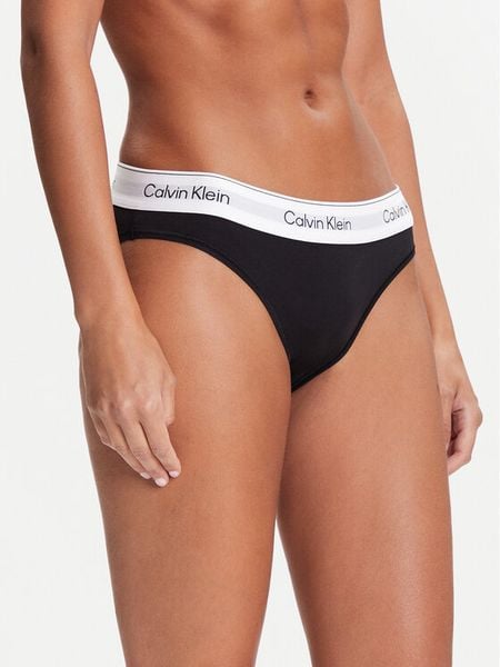 Calvin Klein Underwear Figi klasyczne LV00QF8520 Czarny. Czarne figi Calvin Klein Underwear, bez wzorów, z bawełny. Za 69.99 zł.
