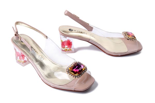 SCAVIOLA S-354 NUDE, sandały damskie. Brązowe sandały Sca'viola, bez wzorów, eleganckie, bez obcasa, na obcasie, bez zapięcia. Za 275.94 zł.