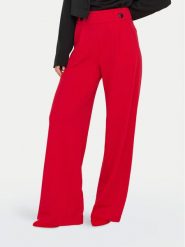 JDY Spodnie materiałowe Geggo 15208430 Czerwony Wide Leg. Czerwone spodnie materiałowe JDY, bez wzorów, z materiału. Za 79.99 zł.