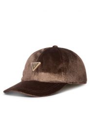 Guess Czapka z daszkiem AW5630 POL01 Brązowy. Brązowe czapki z daszkiem Guess, z aplikacjami, z poliesteru. Za 154.99 zł.