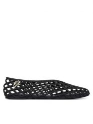 KARL LAGERFELD Baleriny Jelly Ballet KL80036 Czarny. Czarne baleriny KARL LAGERFELD, bez wzorów, z syntetyku, bez obcasa, bez zapięcia. Za 439.99 zł.