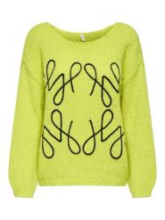 ONLY Sweter w kolorze żółtym rozmiar: S. Żółte swetry ONLY, s, bez wzorów, ze splotem, bez ramiączek. Za 126.75 zł.