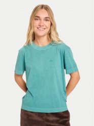 Quiksilver T-Shirt Essential EQWZT03196 Niebieski Regular Fit. Niebieskie t-shirty Quiksilver, s, bez wzorów, z bawełny, bez kołnierzyka, bez ramiączek. Za 149.99 zł.