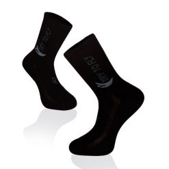 Skarpety tenisowe bawełniane czarne. Czarne skarpetki TRY TO FLY, bez wzorów, z bawełny. W wyprzedaży za 53.72 zł.