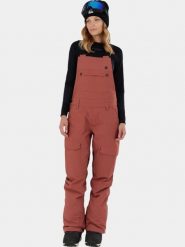 Spodnie Narciarskie Damskie Fundango Sakura Eco Bib. Czerwone spodnie narciarskie FUNDANGO, bez wzorów, z poliesteru, narciarskie. Za 499.00 zł.