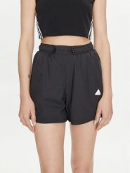 Adidas Szorty sportowe Future Icons 3-Stripes IP1568 Czarny Loose Fit. Czarne szorty sportowe adidas, bez wzorów, z syntetyku. Za 99.99 zł.