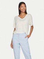 Vila T-Shirt Abella 14089540 Biały Relaxed Fit. Białe t-shirty Vila, xl, bez wzorów, z syntetyku, bez kołnierzyka, bez ramiączek. Za 69.99 zł.