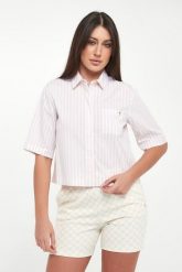 Koszula damska w paski Bette JOOP!. Koszule Joop!, xxs, bez wzorów, bez kołnierzyka, bez ramiączek. Za 579.00 zł.