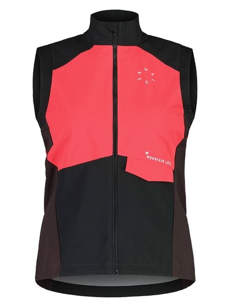 Maloja Kamizelka softshellowa "BärenkopfM" w kolorze różowo-czarno-brązowym rozmiar: S. Brązowe kamizelki Maloja, s, bez wzorów, z materiału, sportowe, bez ramiączek, bez kaptura, outdoorowe. Za 232.23 zł.