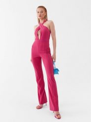 Patrizia Pepe Kombinezon 2T0036/A049-M447 Różowy Slim Fit. Czerwone sukienki Patrizia Pepe, m, bez wzorów, z syntetyku, bez kołnierzyka, bez ramiączek. Za 839.99 zł.