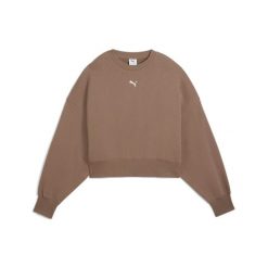 Puma Bluza Wardrobe Ess Over-Oversized Tr 62974893. Brązowe bluzy Puma, l, bez wzorów, bez ramiączek, bez kaptura. Za 152.99 zł.