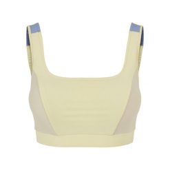 Biustonosz dla kobiet Urban Classics Color Block. Zielone biustonosze sportowe Urban Classics, bez wzorów, na fitness i siłownię. Za 160.50 zł.