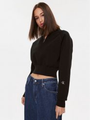 Calvin Klein Jeans Sweter J20J221967 Czarny Regular Fit. Czarne swetry Calvin Klein Jeans, l, bez wzorów, z jeansu, bez ramiączek. Za 569.99 zł.