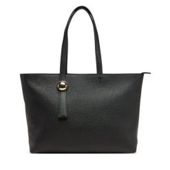 Torebka Furla. Czarne shopper bag Furla, bez wzorów, bez dodatków. Za 1,389.00 zł.