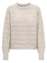 ONLY Sweter w kolorze beżowym rozmiar: L. Brązowe swetry ONLY, l, bez wzorów, z wełny, bez ramiączek. Za 70.41 zł.